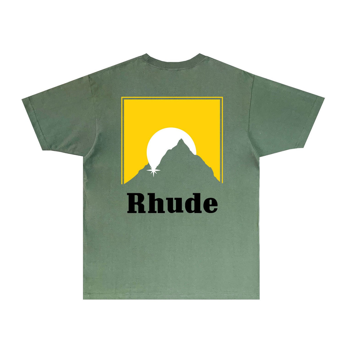 Rhude T-shirts Printed Trendy Pure Cotton