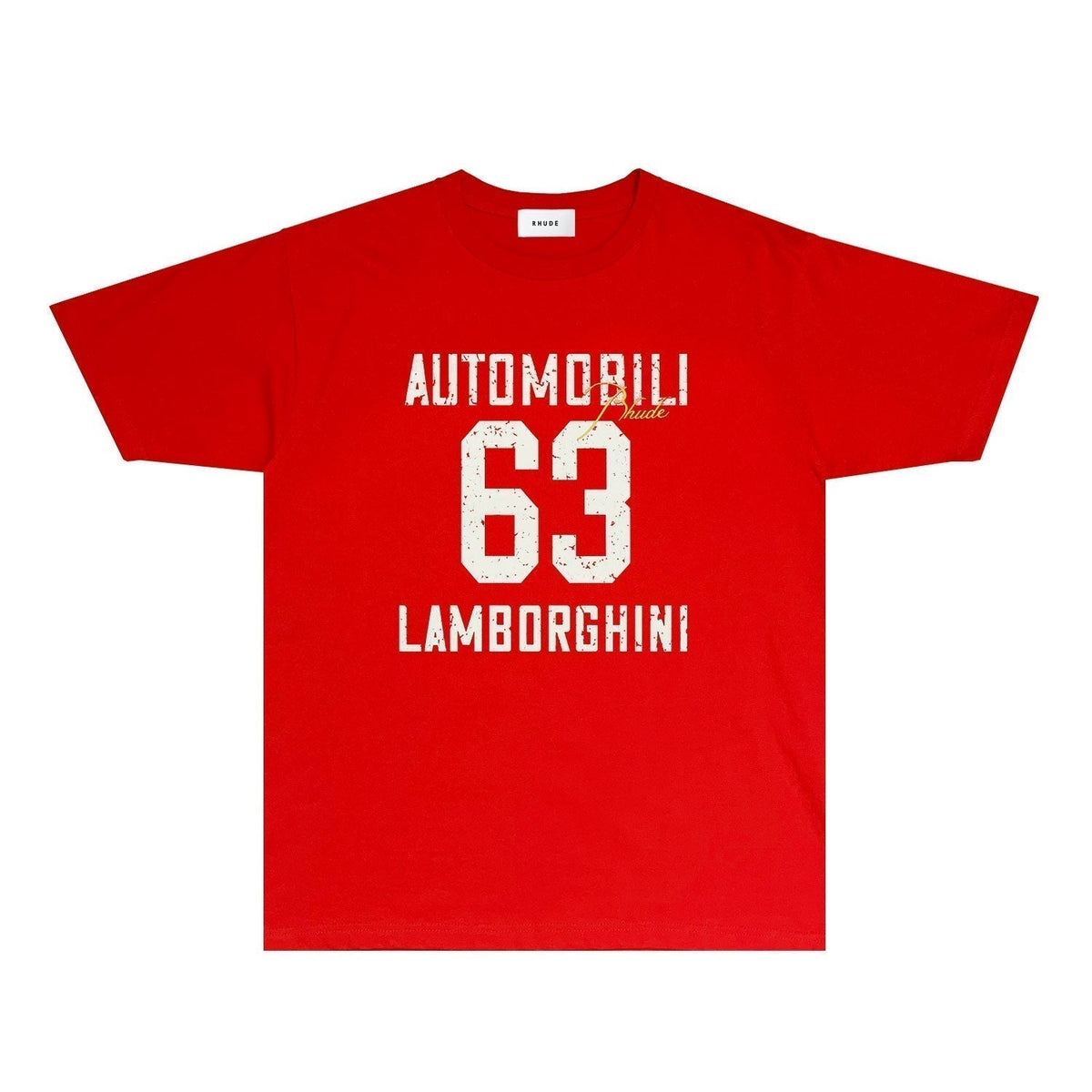 Rhude T-shirts Printed Trendy Pure Cotton
