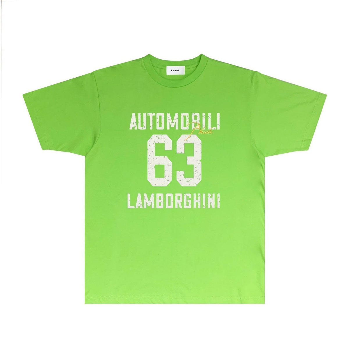Rhude T-shirts Printed Trendy Pure Cotton
