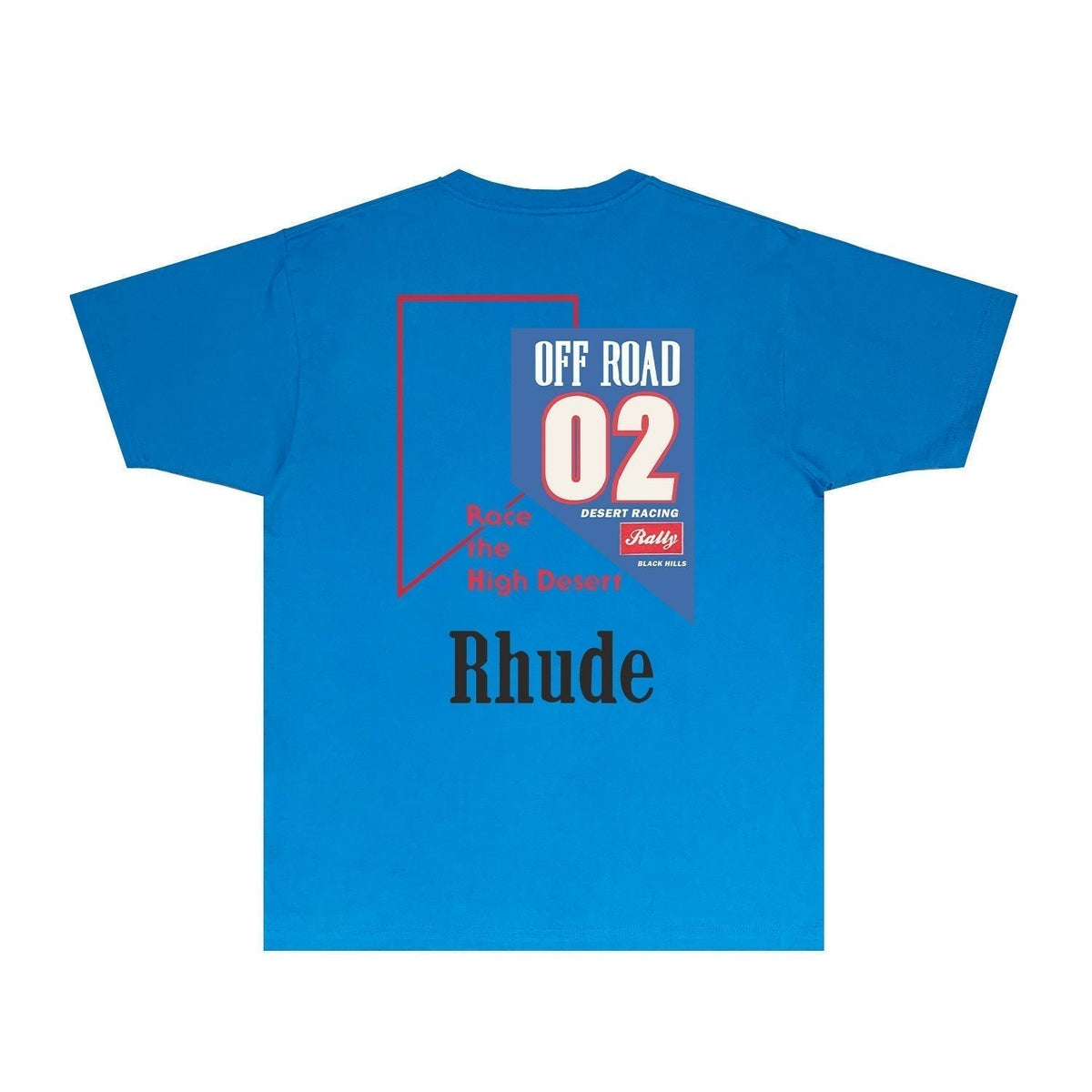 Rhude T-shirts Printed Trendy Pure Cotton