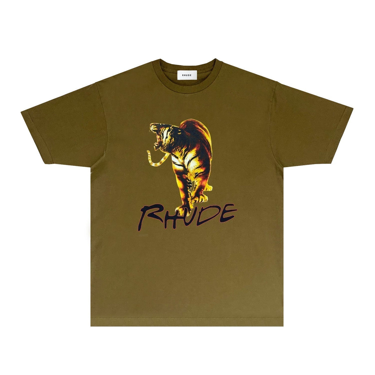 Rhude T-shirts Printed Trendy Pure Cotton