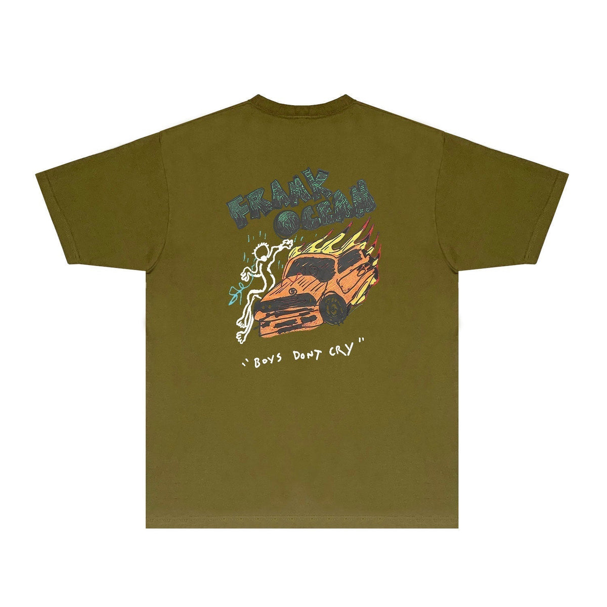 Gallery Dept T Shirt Retro Printed Loose Short-Sleeved Shirt