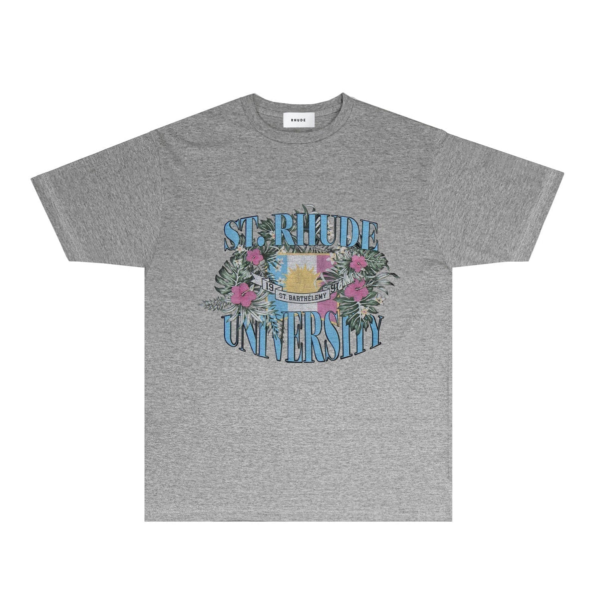 Rhude T-shirts Printed Trendy Pure Cotton