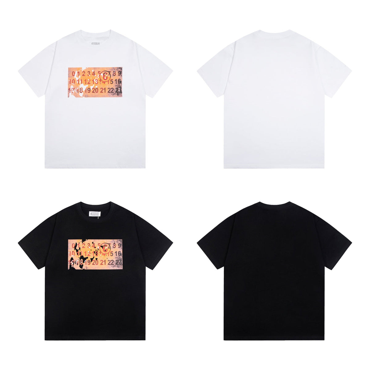 Maison Margiela T-shirt Crew Neck Loose Short Sleeve T-shirt