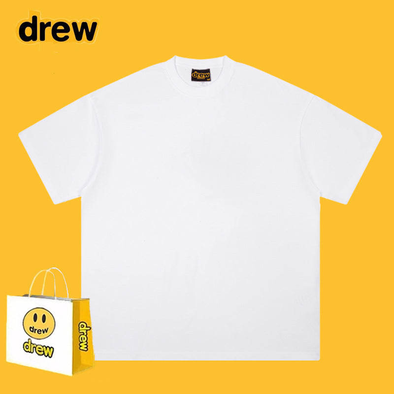 Drew T-shirts Short-Sleeved Clothes Smiley Face Short Sleeve round Neck