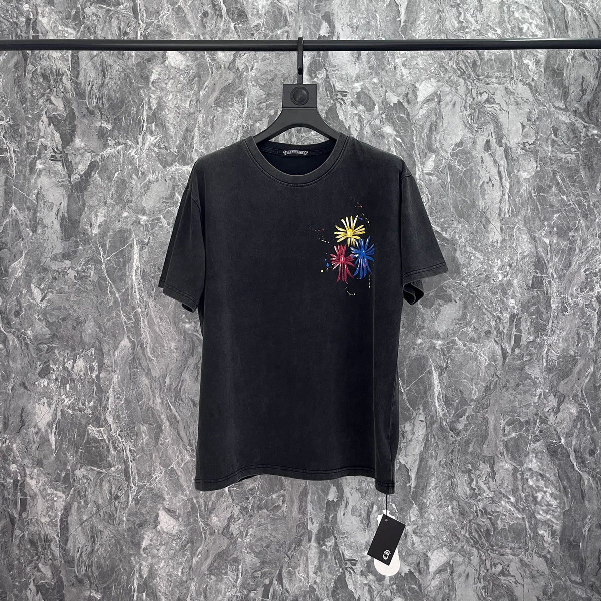 Chrome Heart T Shirts Croix Summer Trend Brand Short Sleeve Street