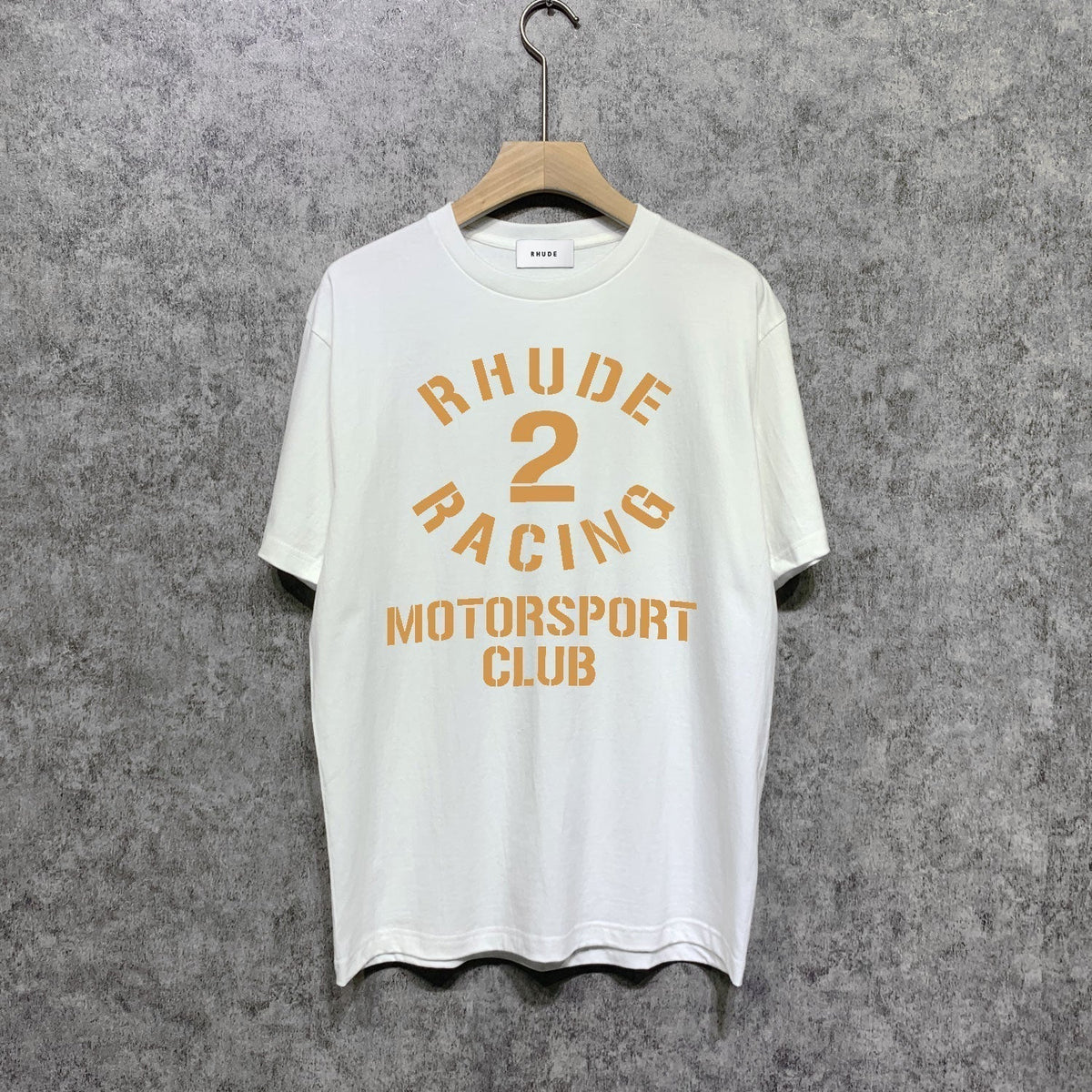 Rhude T-shirts Printed Trendy Pure Cotton