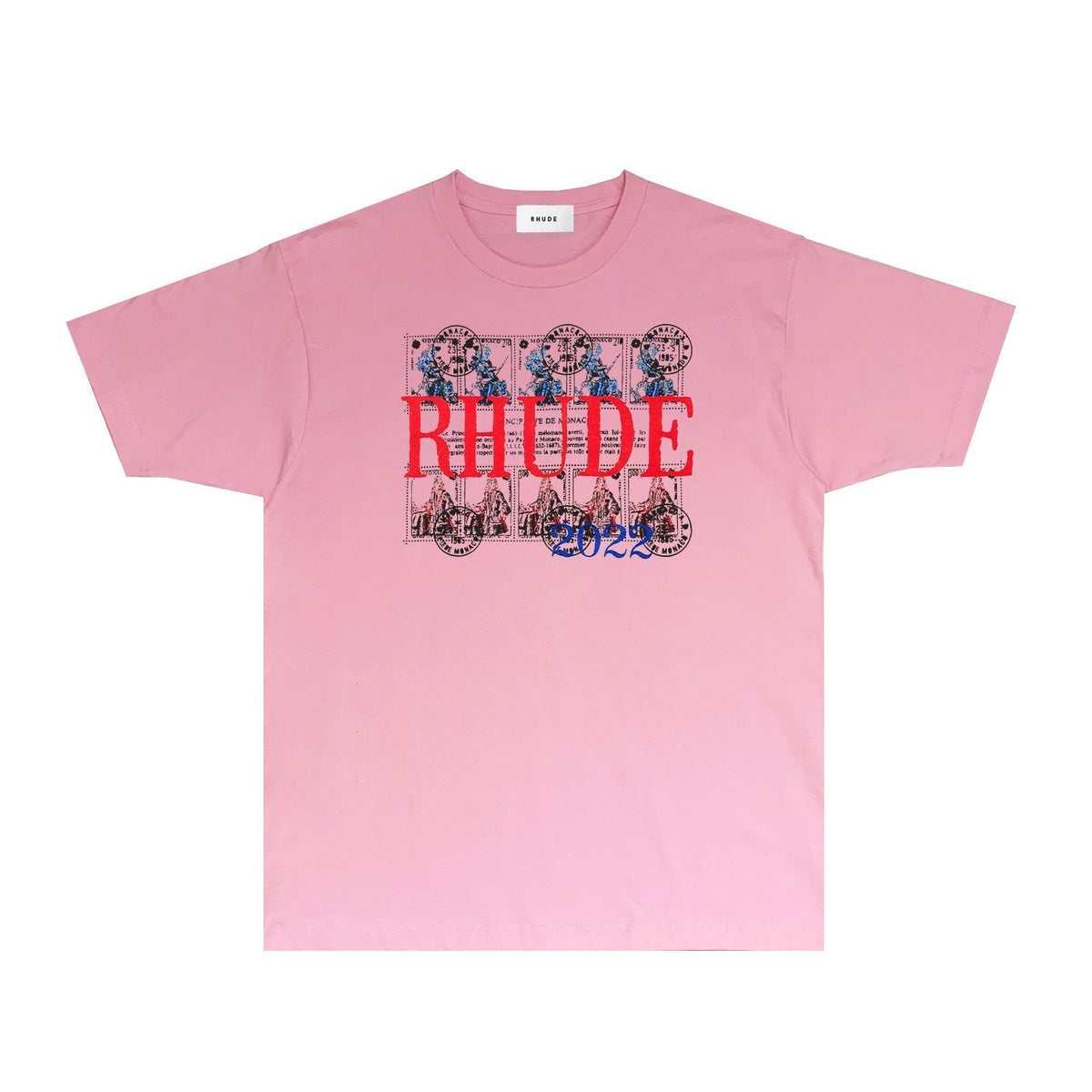 Rhude T-shirts Printed Trendy Pure Cotton