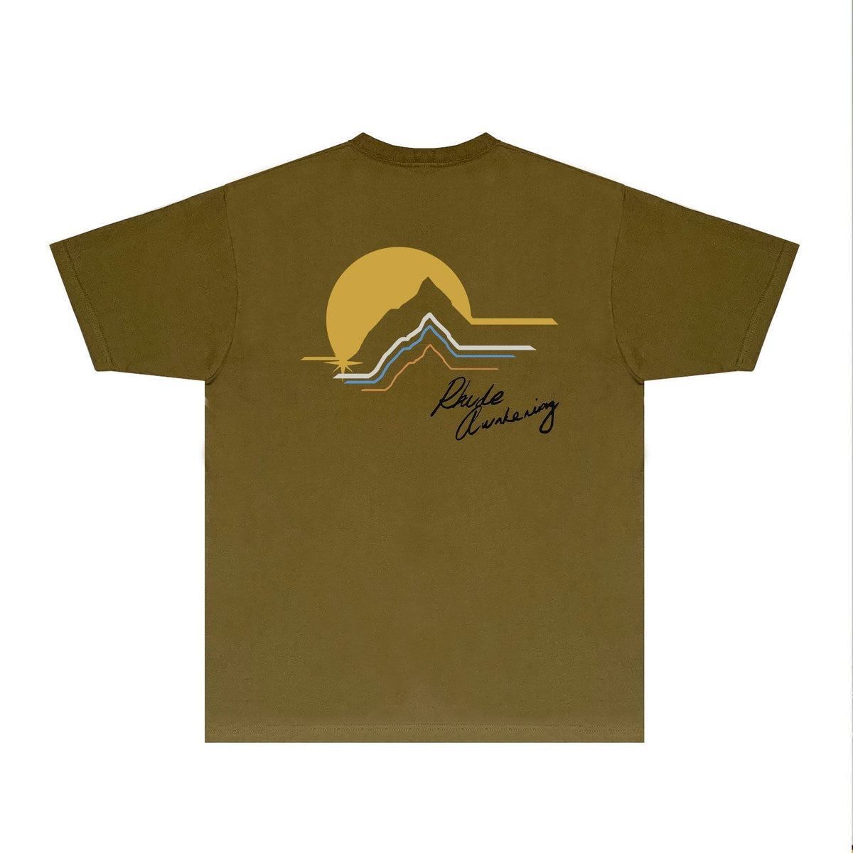 Rhude T-shirts Printed Trendy Pure Cotton