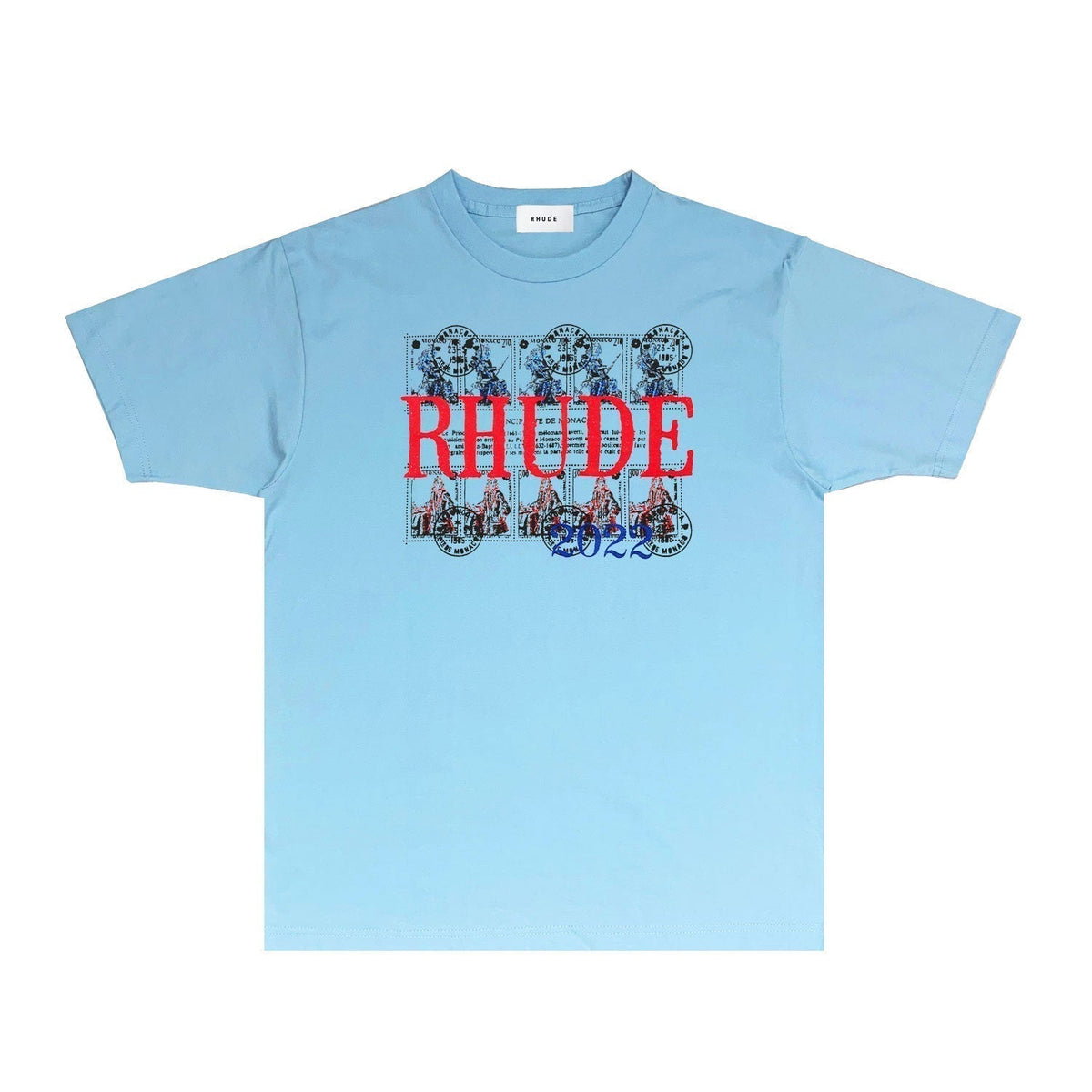 Rhude T-shirts Printed Trendy Pure Cotton
